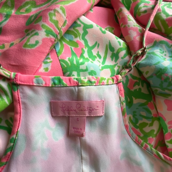 Lilly Pulitzer “Southern Charm Dusk Dress” in Flamingo Pink size small - Picture 5 of 11